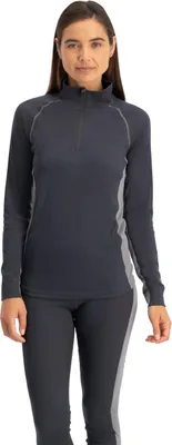 Produktbild von NOMAD® Zip-Neck Thermal XL Damen Grau Tragekomfort Nahtlose
