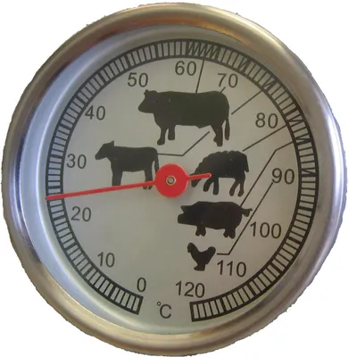 Produktbild von Räucherthermometer, Edelstahl bis 120° C