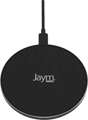 Produktbild von Jaym, Kabelloses Qi Ladegerät 15W intelligent & schnell, Schwarz