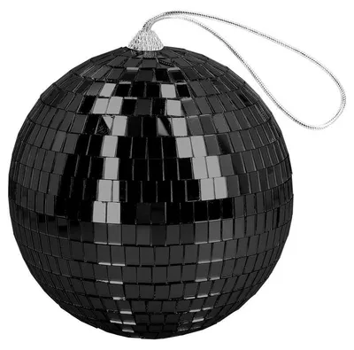 Produktbild von Disokugel schwarz Disco Party Deko Ø 15 cm