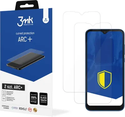 Produktbild von 3mk Display Schutzfolie ARC+ für Motorola Moto E 2020  0,17mm Self-Heal (2 Stück)