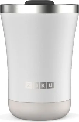 Produktbild von Thermosbecher, 0,35 L, Edelstahl/Polypropylen, BPA-frei, Weiß - Zoku