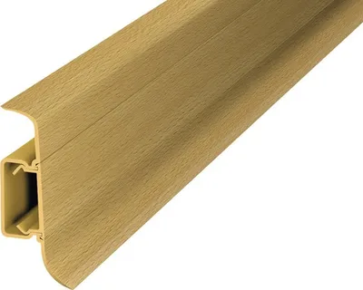 Produktbild von Prinz Klemmsockelleiste PVC buche dunkel 50x2500 mm