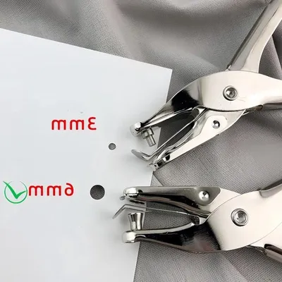 Manueller Locher für DIY-Kreationen - Lochstanzer für Papier, Fotos und Karten mit 6mm Durchmesser