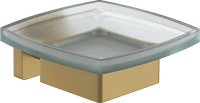 Produktbild von V&B Seifenspender Elements Striking brush. gol, 120x106x45ml, Glas satiniert