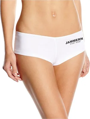 Produktbild von Touchlines Damen Panty Unterwäsche , Jammern Hilft Nicht Weiss, S