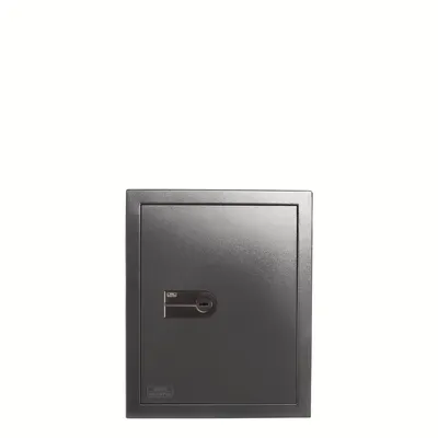 Imagen del producto de BURG-WÄCHTER WT 616 K, caja fuerte de pared, hierro cepillado, con llave, 45,7 litros, acero inoxidable, para montaje en pared