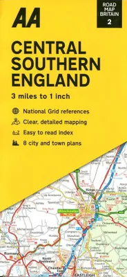 Produktbild von Road Map Britain 02 Central Southern England 1:200 000