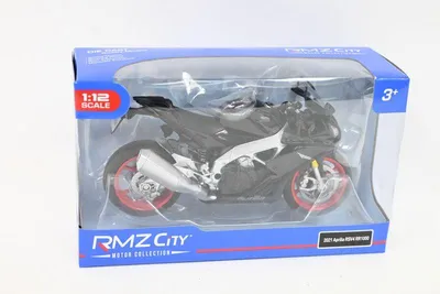 Obrázek produktu pro Model motocykla Aprilia RSV4 RR 2020 v měřítku 1:12, černý