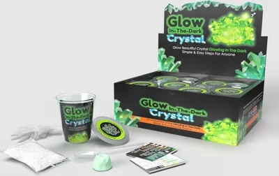 Zdjęcie produktu dla Rosnący kryształ – świecący w ciemności