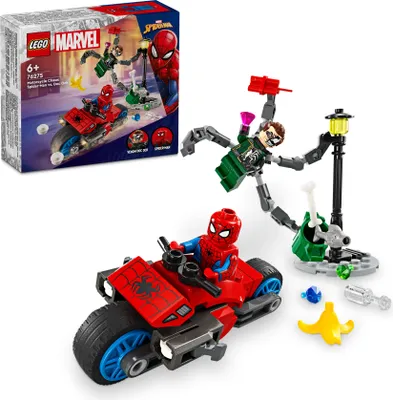 Zdjęcie produktu dla LEGO® Marvel 76275 Pościg motocyklowy Spider-Man kontra Doc Ock