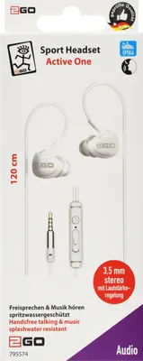 Produktbild von 2GO In-Ear Sport-Headset "Active" m. Rufann.&Lautstärker. we