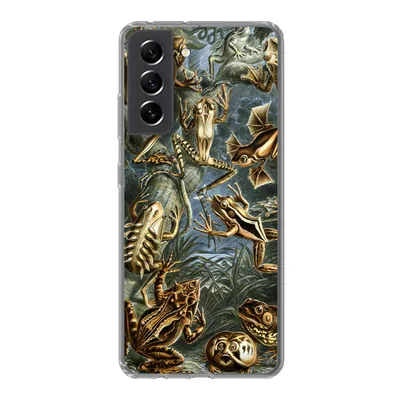 Produktbild von MuchoWow® Handyhülle Schutzhülle Hülle für Samsung Galaxy S21 FE Batrachia - Haeckel - Alte Meister Silikon Softcase Handy Hülle - Mobiltelefonhülle