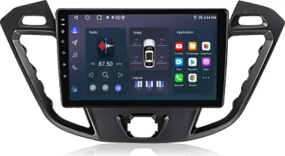 Image de Carplay pour Ford Transit Tourneo Custom 2012-2021 Autoradio Android 15 pouces GPS Navi WIFI BT DAB+ SWC USB 2+64G