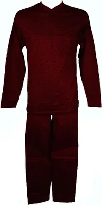 Immagine prodotto di Pigiama uomo cotone manica lunga pantalone lungo collo serafino RAGNO articolo N62989, 3 - TERZA, Cotone 100%