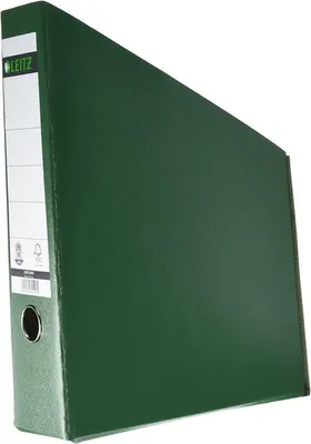 Image de Classeur en carton vert A4, largeur 80 mm, à rabats