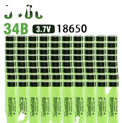 Imagen del producto de Batería de iones de litio, capacidad de 3400 mAh, potencia de descarga de 20 A, modelo 34B-80PCS