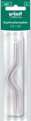 Produktbild von Gründl Zopfmusternadeln Aluminium