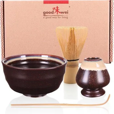 Produktbild von Famanu Matcha Set - Handgefertigtes Set für authentische Teezeremonien