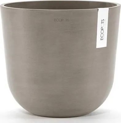 Obrázek produktu pro Výsadbový květináč Ecopots Oslo plastový Ø 25 cm V 21,8 cm hnědošedý