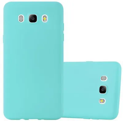 Produktbild von Cadorabo Hülle für Samsung Galaxy J7 2016 Schutzhülle in Blau Handyhülle TPU Silikon Etui Case Cover