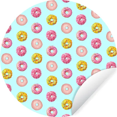 Produktbild von MuchoWow® - Mauerkreis - Wand Bilder - Wandsticker - Wohnzimmer Dekoration - Dekoration für die Wände - Aluminium - Babyzimmer