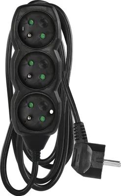 Produktbild von Emos PC0312, 2 m, Drinnen, IP20, 1 mm², Kunststoff, Schwarz