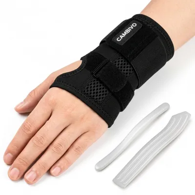 Produktbild von CAMBIVO Handgelenkbandage mit Daumenstütze, verstellbare Handgelenkstütze für Sport & Alltag, atmungsaktive Handgelenkbandage für Damen und Herren