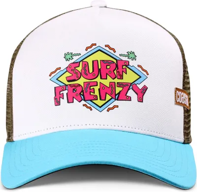 Produktbild von Coastal Trucker Cap HFT Surf Frenzy white/turquoise