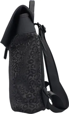 Produktbild von Rieker Damen Rucksack gemusterter Cityrucksack mit Überschlag H1386, Farbe:Schwarz