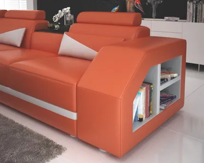 Produktbild von Ledersofa Wohnlandschaft Ecksofa L-Form mit Sessel Set Garnitur Modern Sofa neu