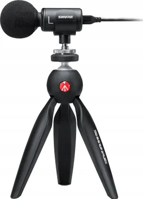 Zdjęcie produktu dla Shure MV88+ VIDEO KIT, Mikrofon stołowy, 20 - 20000 Hz, 24 bit, 48 kHz, -37 mV/Pa, 120 dB