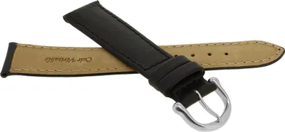 Produktbild von Maurice Lacroix Uhrarmband Büffelkalb Leder schwarz gepolstert 20969, Stegbreite:16mm, Schließe:Silbern