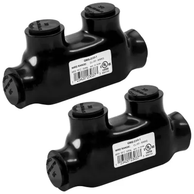 Isolierte Multi-Tap-Connectoren 2 Stk., 3/0-6 AWG, 600 V
