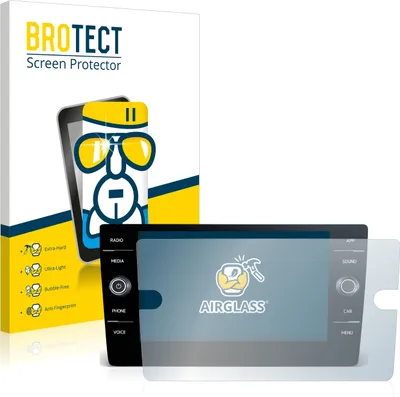 Produktbild von BROTECT Schutzglas für Volkswagen Tiguan II Allspace 2017-2021 Discover Media 8" Schutzfolie Panzer Folie Glas Display Schutz klar