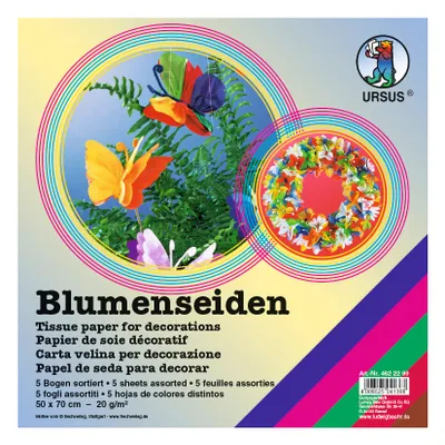Produktbild von Blumenseide 20g/qm 50x70cm VE=5 Bogen sortiert (2)