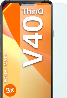 Produktbild von moex® 3x Schutzfolie kompatibel mit LG V40 ThinQ - Displayschutzfolie Anti Reflex Folie, Matt