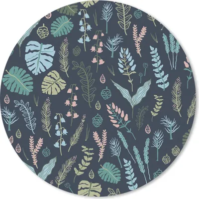 Produktbild von MuchoWow® Mauspad Mousepad Muster - Dschungel - Monstera - Blumen 30x30 cm - Mousepads - Maus Mat - Pad - Mausunterlage - Tischunterlage - Schreibtischmatten