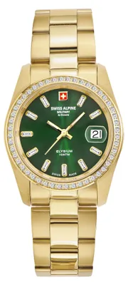 Image de Montre suisse de style militaire - Référence 7714.7114 - Montre-bracelet - Femme - Quartz - Elysium