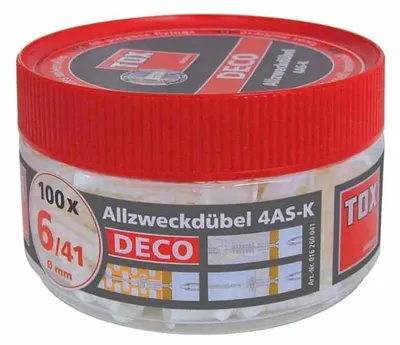 Immagine prodotto di TOX 016260051 TOX TRI 8/49 016260051 Universaldübel Ø 8 mm x 49 mm, 85 St.