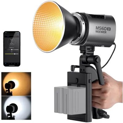 Obrázek produktu pro Neewer MS60B Bi-Color LED video světlo s APP ovládáním V2