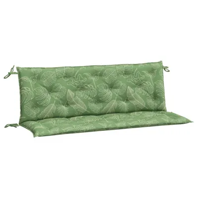 Produktbild von Gartenbank-Auflagen 2 Stk. Blattmuster 150x50x7 cm Stoff