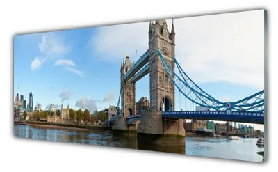 Imagen del producto de Imágenes en acrílico, dimensiones 125x50 cm, cuadro decorativo, impresión de arquitectura de Brücker