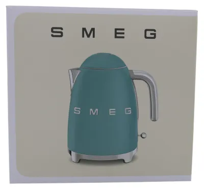 Produktbild von SMEG KLF03EGMEU Wasserkocher Smaragdgrün, sthetik im Stil der 50er Jahre