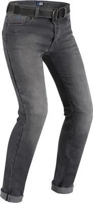 Produktbild von PMJ Caféracer Motorradjeans, hellgrau/dunkelgrau, 28