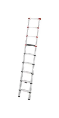 Produktbild von Teleskop-Anlegeleiter Alu.9 Sprossen max.Gesamtbelastung 150kg