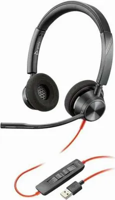 Zdjęcie produktu dla Poly Blackwire 3320 - Seria 3300 - Zestaw słuchawkowy - Nauszny