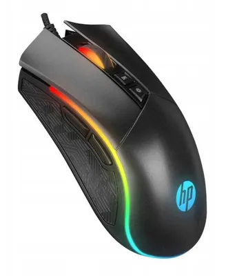 Produktbild von HP M220 Gaming Maus Kabelgebunden USB RGB 4800 DPI 7 Tasten Schwarz