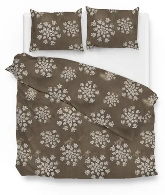 Productafbeelding van Zo Home Dekbedovertrek Katoen Bassett - taupe 240x200/220cm