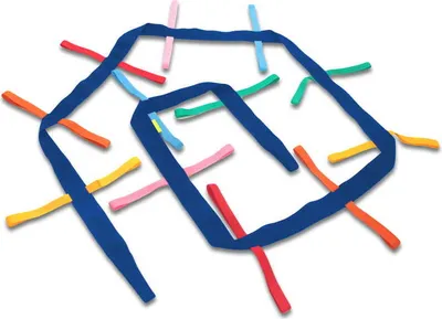 Produktbild von Akson Walking Tape Raupe - Blau, 2,3 m